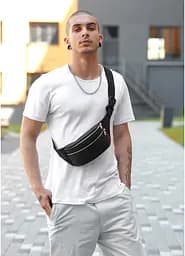 Чоловіча поясна сумка бананка Sambag 31х12х5 см 000200334 - мініатюра 2