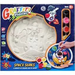 Набір для творчості Bambi Гіпсова розмальовка тарілка 16.5 см Space Series MK5430-823  