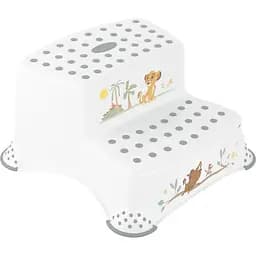 Підставка-сходинка для ванної Keeeper Lion King на дві сходинки біла (7431)