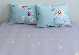 Комплект постільної білизни TAG Tekstil Сімейний Блакитний 000163303 (S486) - мініатюра 3