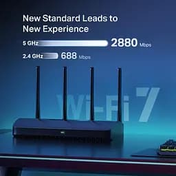 Mercusys Маршрутизатор MR27BE BE3600, 2xGE LAN, 1x2.5GE LAN, 1x2.5GE WAN, MESH - мініатюра 5