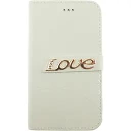 Чохол-книжка Toto Book Universal cover Love 5-5.5" White