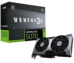 Відеокарта MSI RTX 5070 12G VENTUS 2X OC (RTX 5070 12G VENTUS 2X OC) (GDDR7, 192 bit, PCI-E v5.0) - мініатюра 7