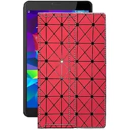 Чохол StatusCASE з екошкіри для планшету Nomi Ultra 4 LTE 10 C101034 Червоний ромб