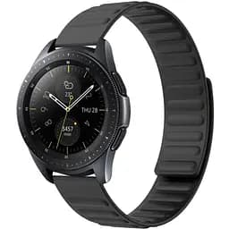 Силіконовий магнітний ремінець Primolux Magnet для годинника Samsung Galaxy Watch 42 мм SM-R810 Black