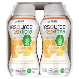 Уцінка. Набір ентеральне харчування Nestle Health Science Resource 2.0+Fibre зі смаком ванілі 4 шт. х 200 мл  - мініатюра 7