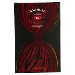 Віскі Bowmore Darkest 15 Years Old 43% 0.7 л з двома келихами в подарунковій упаковці - мініатюра 9