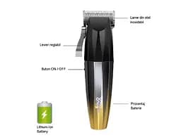 Професійна машинка для стрижки з акумулятором Plarths LM-G10 6500 об/хв світлодіодний дисплей 6 ґрат 1.5 мм - 12 мм - мініатюра 2