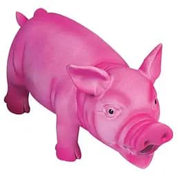 Flamingo Swine Pink фламинго игрушка для собак поросенок реалистично хрюкающий розовый 22х10х10 см