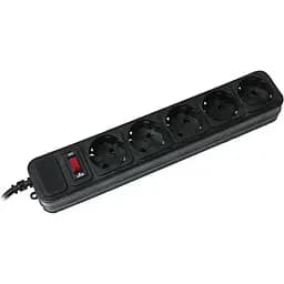 Фільтр-подовжувач мережевий Maxxter 3м 5 розеток black (SPM5-G-10B)