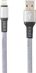 USB кабель Gelius Pro Flexible GP-UC02i Lightning Grey