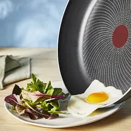 Сковорода Tefal з кришкою So' Light 24см алюміній бакеліт скло чорний kuh0014407 - мініатюра 8