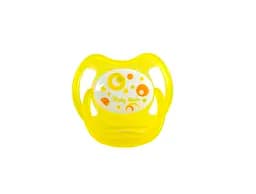 Пустушка латексна Baby Team, класична, 0+ міс., жовтий (3220_желтий)