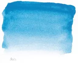 Акварельна фарба Sennelier, полукювета, S4, Церуліум блакитний (Cerulean Blue) - мініатюра 2