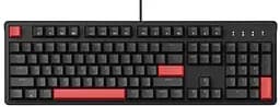 Клавиатура механическая X3 104Key, Keychron Red, USB-A, QMK/VIA, Hot-Swap, EN/UKR, RGB, черный Lemokey teh0013912
