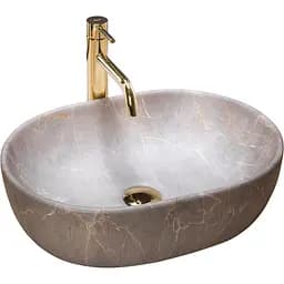 Умивальник Rea Lara beige накладний REA-U9887