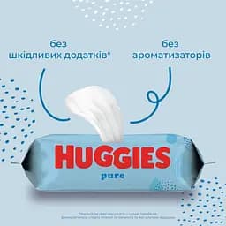 Набір вологі серветки Huggies Pure 448 шт. (2 x 224 шт.) - мініатюра 7