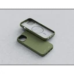 Чохол-накладка Njord Suede MagSafe Case Olive для iPhone 15 Plus (NA52SU06) - мініатюра 7