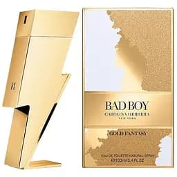 Туалетна вода Carolina Herrera Bad Boy Gold Fantasy 100 мл
