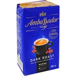 Кава мелена Ambassador Dark Roast 450 г