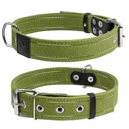 Нашийник для тварин Collar Брезент подвійний Ш 35 мм Д 51-63 см (6138)