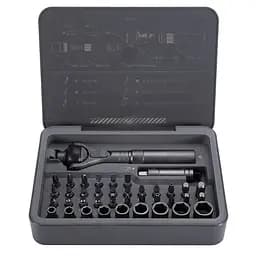 Поворотна викрутка з реверсом та набором біт Xiaomi Duka ATuMan Ratchet Screwdriver RS2 (40в1) - мініатюра 2