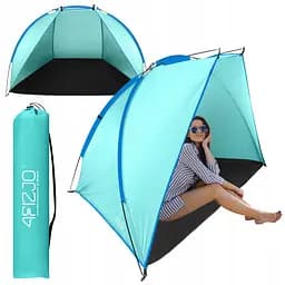 Намет пляжний 4FIZJO 200 x 115 см Sky Blue (P-5905973405188)