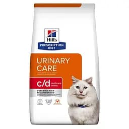 Сухий корм Hill's Prescription Diet C/D Stress для котів для догляду за сечовидільною системою при дії стресових факторів, з куркою, 8 кг