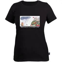 Футболка Fram Вдача всміхається S Черная (1044-id_10916)