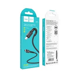 Кабель Hoco Type-C to Lightning Especial PD charging data cable X71 1 м 3A black - мініатюра 2