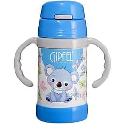 Вакуумний дитячий термос Gipfel Conto 260 мл блакитний (8138)