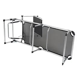 Ліжко розкладне Bo-Camp Sun Lounger With Sunscreen 5 Positions Black (1304460) - мініатюра 6