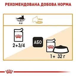 Вологий корм для кішок з чутливою шкірою і проблемною шерстю Royal Canin Hair Skin шматочки в желе 85 г - мініатюра 7