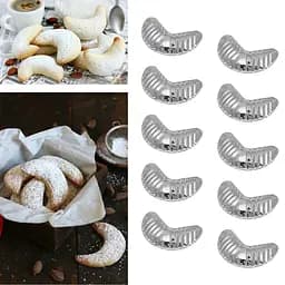 Форми для випікання солодкого печива "Півмісяці" (10 шт), Master Class 82191