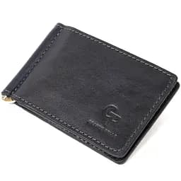 Кожаный мужской зажим для денег GRANDE PELLE 12х8х0.7 см acs0018632