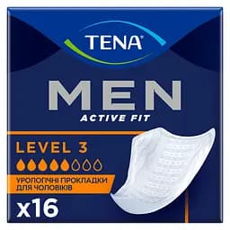 Урологічні прокладки для чоловіків Tena Men Active Fit Level 3, 8 шт. (750856)