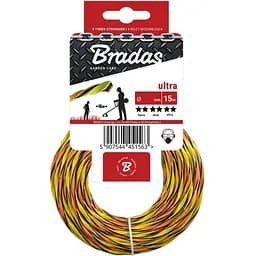 Волосінь для тримера Bradas ULTRA L3 1,6x15м / карта ZUL3T1615K