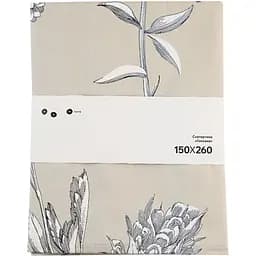 Скатерть МВМ My Home (MVM) Тоскана бежевый с принтом 150 x 260 см (KT-19 XL BEIGE/PRINT)