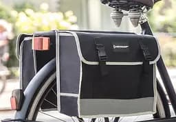 Велосипедна сумка на багажник, велосумка 26L Dunlop чорна - мініатюра 1