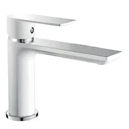 Змішувач для умивальника Haiba Alex 001 Long white/chrome HB9563 Білий матовий