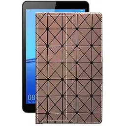 Чехол StatusCASE из экокожи для планшета Huawei MediaPad M5 Lite 8 Коричневый ромб