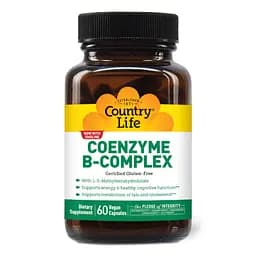 Вітаміни та мінерали Country Life Coenzyme B-Complex, 60 вегакапсул