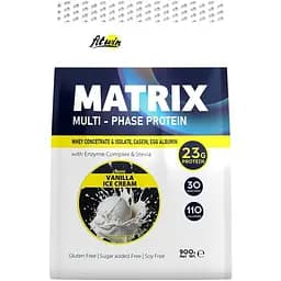 Протеїн FitWin Matrix Multi-Phase Protein Ванільне морозиво 900 г