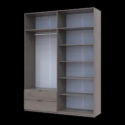 Шафа розпашна для одягу Doros Лукас Канноло/Канноло 180х50х240 (44900367) - мініатюра 4