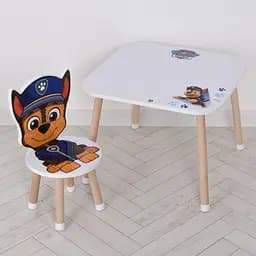 Дерев'яний дитячий столик Bambi M 502-3 зі стільчиком