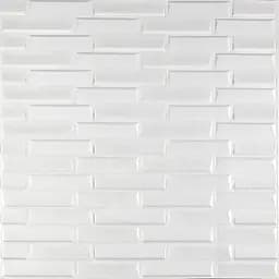 3D панель самоклеящаяся кладка 770х700х5мм Белая (031) SW-00000167