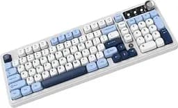 Клавіатура бездротова Ajazz AF98 Plus Glacier Blue (AF98-PLUS-GB) - мініатюра 2