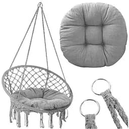 Подвесное кресло-качеля + подушка Heckermann Boho Style