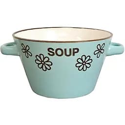 Бульйонниця Vittora Квітковий вальс з вушками 500 мл в асортименті (128961)