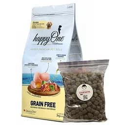 Сухий корм для дорослих собак усіх порід happyOne Mediterraneum Adult Dog Fresh Meat зі свіжим м'ясом беззерновий 1 кг на вагу